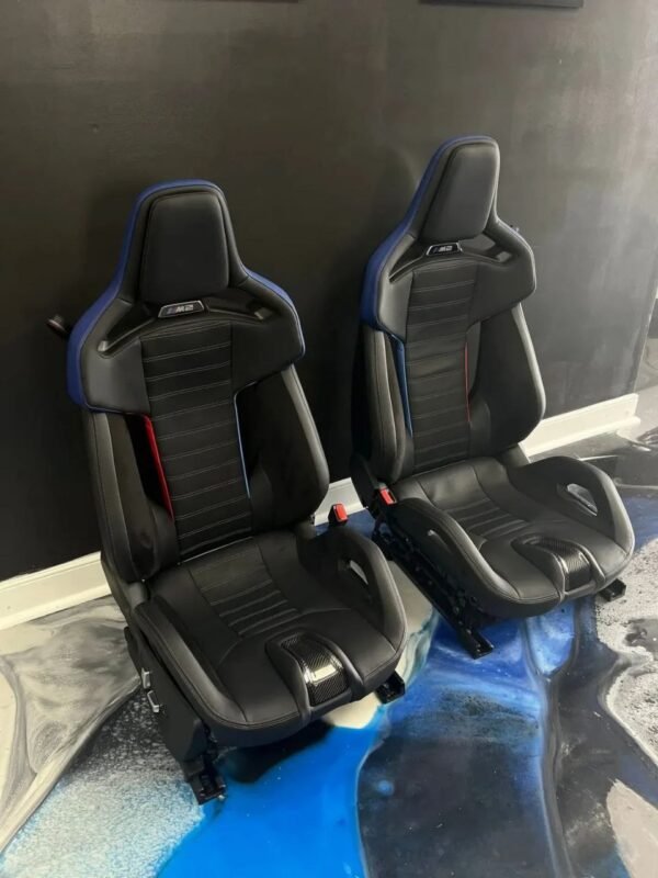 bmw m2 g87 carbon bucket seats – oem m performance carbon fiber racing seats