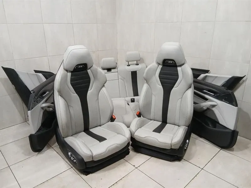 OEM BMW F90 M5 G30 Merino Silverstone Leather Cooled Massage Seats OEM BMW F90 M5 G30 Merino Silverstone Leather Cooled Massage Seats