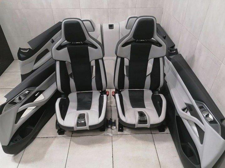 bmw m4 competition g82 carbon bucket seats 2 (1) BMW G83 M4 Sport Carbon Bucket Seats Silverstone Leather Set